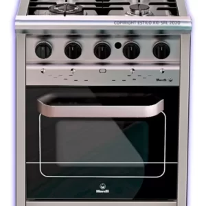 #302_Cocina Morelli Country Forza 600; 4 Hornallas; Puerta con visor; a Gas/Eléctrica; 60(frente)x87x65 cm