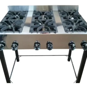 #106_Anafe Industrial EG 6 Hornallas 93 cm; Gas Natural/Envasado; Acero Inoxidable