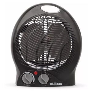 #3101_Calefactor eléctrico Caloventor Liliana CFH400 Negro 220V - 240V
