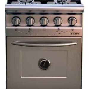 #2704_Cocina Saho Jitaku 550; a Gas/Eléctrica; 4 Hornallas; Puerta ciega; 55x87x65 cm
