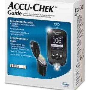 #3003_Glucómetro Accu Chek Guide Kit Completo Medidor Glucosa