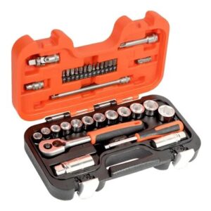 #5013_Juego Tubos Bahco Crique Boca Llave Encastre 3/8" ;  33 Piezas