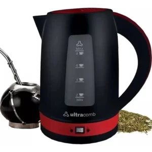 #3803_Pava Eléctrica Ultracomb Pe-4907; 2 litros; Corte automático; 2200w