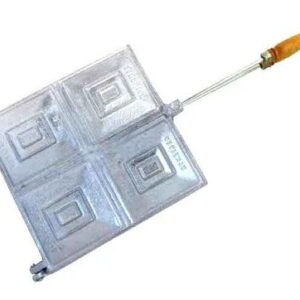 #4102_Sandwichera Fundición Aluminio Cuádruple