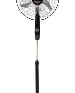 #4502_Ventilador de pie Liliana VPC18M negro; 3 palas de metal; 3 velocidades; 18" de diámetro; 220 V