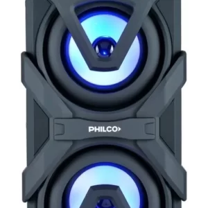 #2302_Parlante Portátil Philco DJP11; con Bluetooth; Luces Led; USB; Radio; 500w