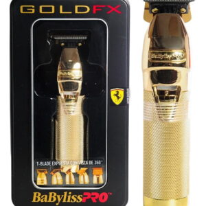 #1208_Babyliss Pro Gold FX Trimmer; Patillera; Pelo; Cuchilla en T; sin cable