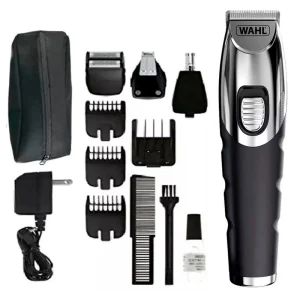 #1210_Wahl Afeitadora Trimmer Pelo y Barba Groomsman 9893; Patillera; Corte; Recargable; sin cable