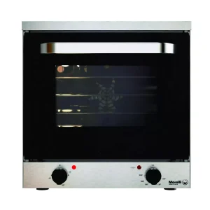 #505_Horno Convector Morelli Dorato; Eléctrico; 4 bandejas; 52 litros; 2200w; 6 moldes